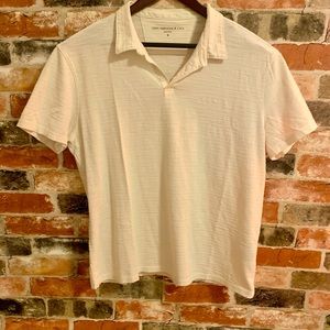 Cream colored John Varvotos XL Polo Shirt